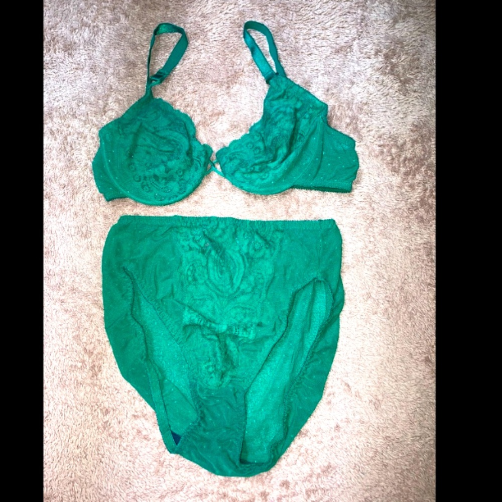 Vintage VS High Leg Panty Set